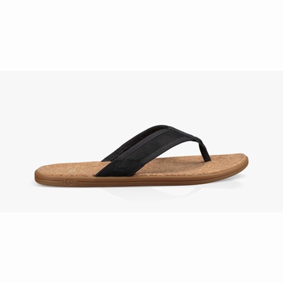 Sandálias UGG Seaside Flip Homem Azul Marinho | PT-BJWFS